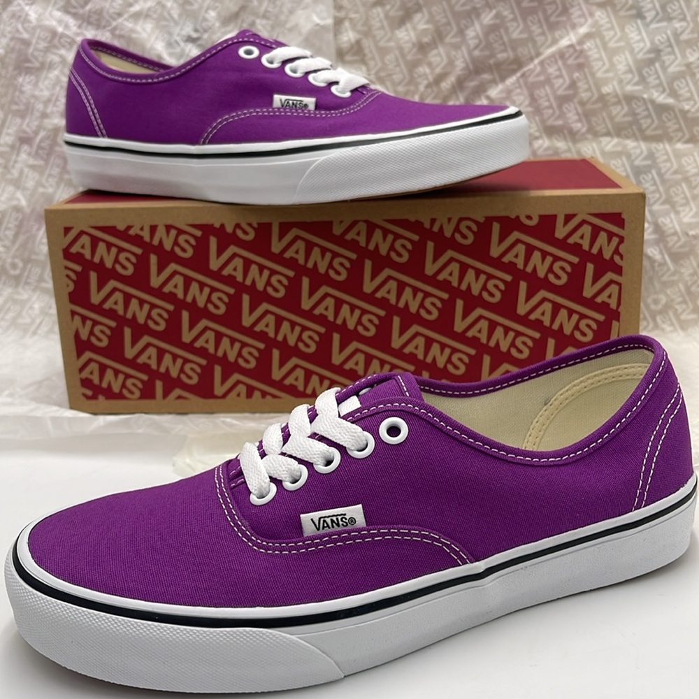 Vans Men’s Purple Canvas Sneakers Waffle Sole Authentic
Color Theory Willow herb - Picture 15 of 16